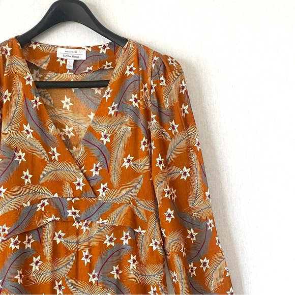 & Other Stories Floral Feather Print Midi Dress - Picture 3 of 10